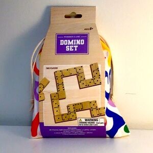 Colorful Domino Set with Bag